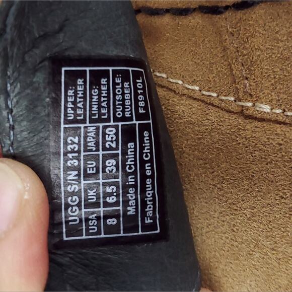 Ugg Sefina sandals women's size 8 leather - Picture 10 of 11